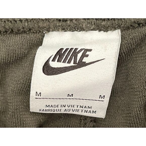 Nike Green Chevron Terry Sweatpants Joggers Pants Trousers Women's Size Medium - Picture 4 of 11